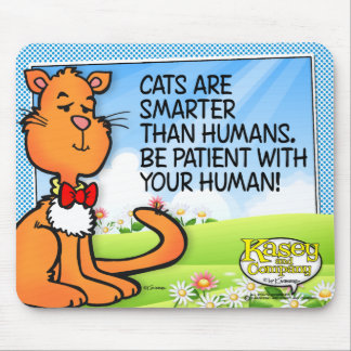 Tapis De Souris Les chats sont plus intelligents