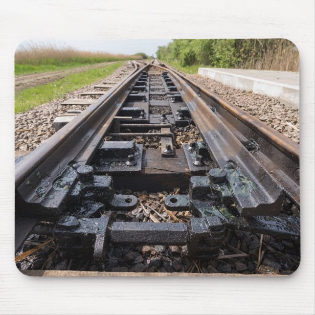 Tapis De Souris Les Chemins De Fer Disparaissent À Distance (Devant)