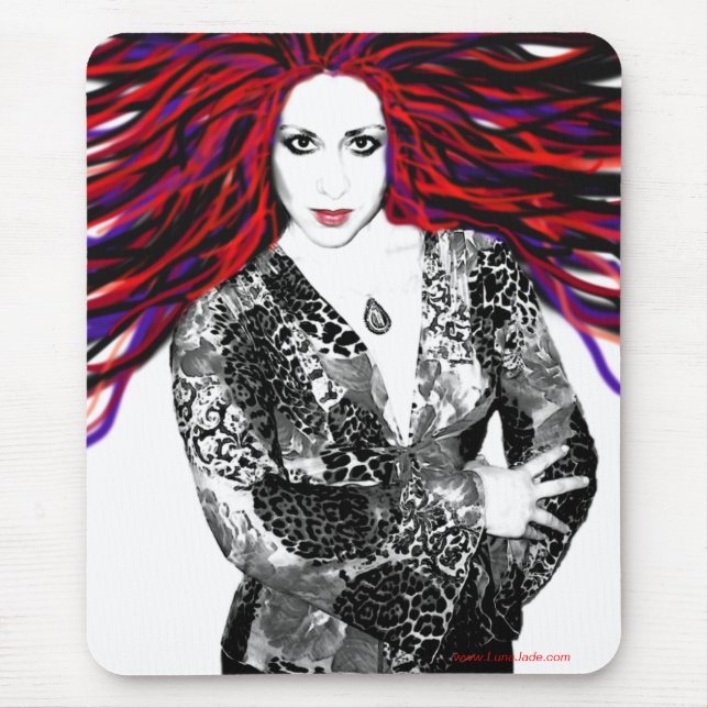 Tapis De Souris Les cheveux sauvages Mousepad de Luna (Devant)
