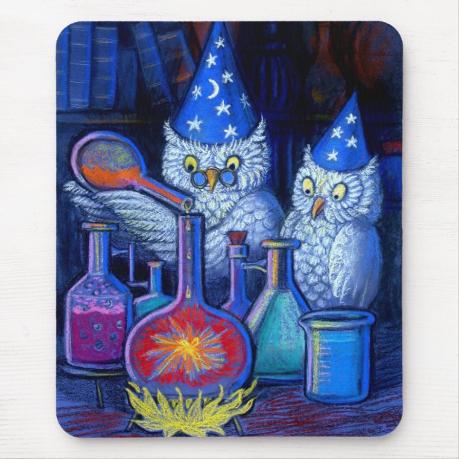 Tapis De Souris Les chimistes de hibou (Devant)