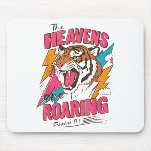 Tapis De Souris Les cieux sont le psaume rugissant 19_1 Bible Vers