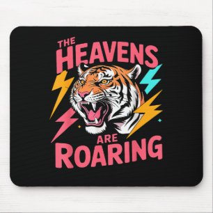 Tapis De Souris Les cieux sont rugissants Psaume 19_1 Tigre Chréti