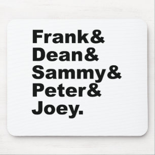 Tapis De Souris Les cinq rats   Frank Dean Sammy Joey & Peter