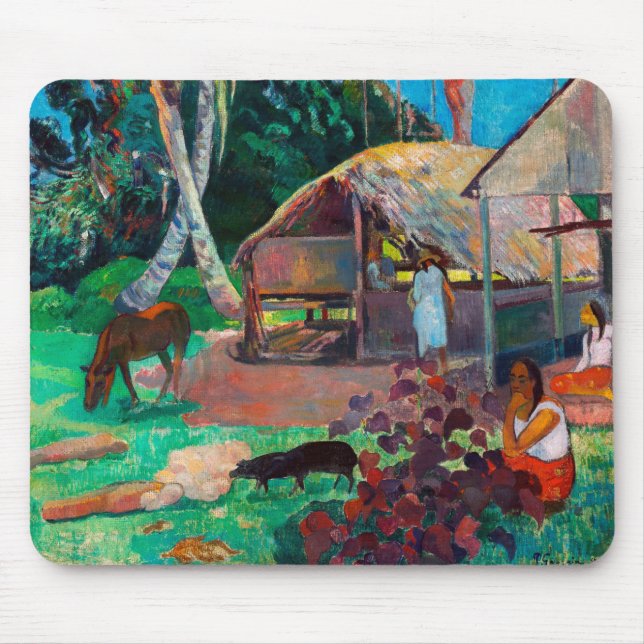 Tapis De Souris Les Cochons Noirs, Gauguin (Devant)