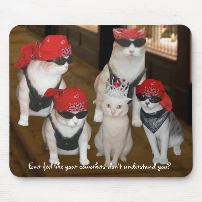 Tapis De Souris Les collègues ne me comprennent pas (Devant)