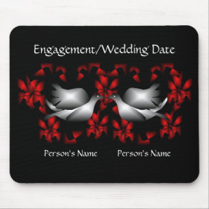 Tapis De Souris "Les colombes de l'amour"