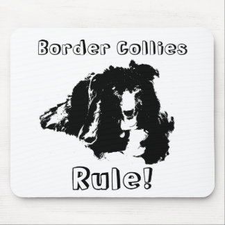 Tapis De Souris Les colons frontaliers gouvernent Drôle Chien Mous