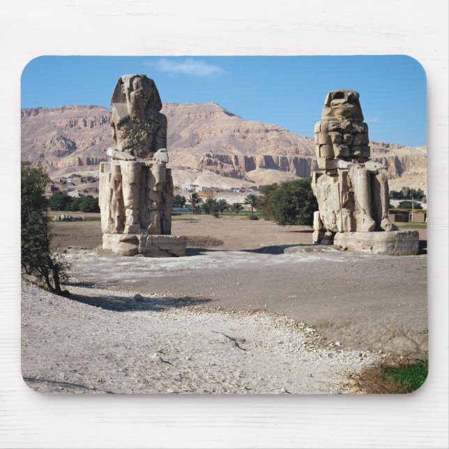 Tapis De Souris Les colosses de Memnon, statues d'Amenhotep (Devant)