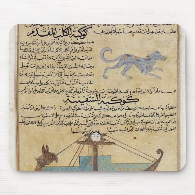 Tapis De Souris Les constellations du chien et de la quille (Devant)