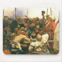 Les Cosaques de Zaporozhian par Ilya Yefimovich