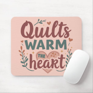 Tapis De Souris "Les courtepointes réchauffent le cœur" Cottage co