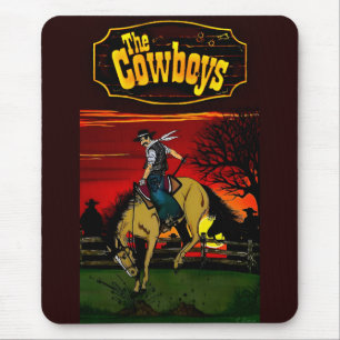 Tapis De Souris "Les Cowboys" design de Mousepad.