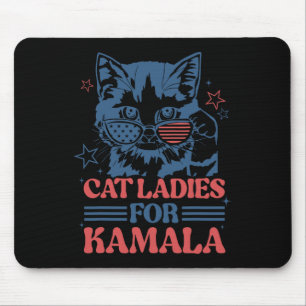 Tapis De Souris Les Dames De Kamala Funny Chat Président Kamala-ha