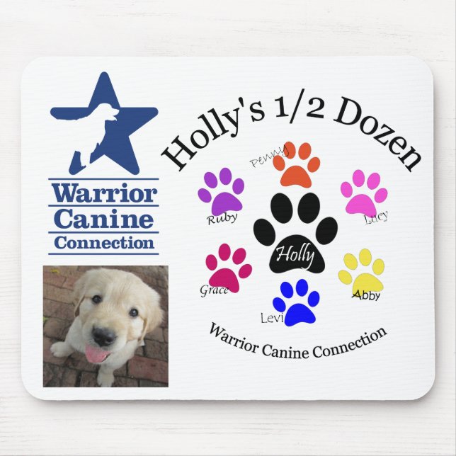 Tapis De Souris Les demi-douzaines mousepad du houx (Devant)