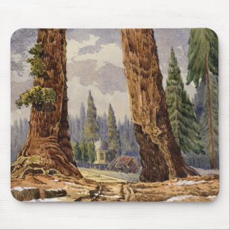 Tapis De Souris Les deux sentinelles, au verger de grands arbres