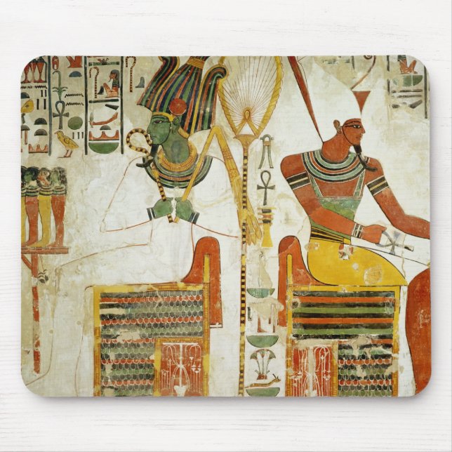 Tapis De Souris Les dieux Osiris et Atum, de la tombe de (Devant)
