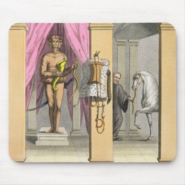 Tapis De Souris Les écuries du cheval de Caligula, Incitata, (Devant)