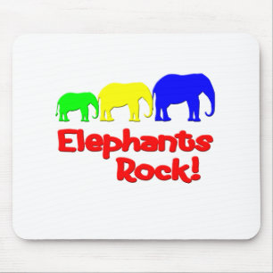 Tapis De Souris Les éléphants roulent !