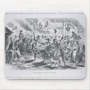 Tapis De Souris Les émeutes d'acte de timbre à Boston
