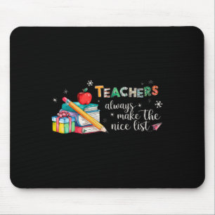 Tapis De Souris Les Enseignants Font Toujours La Belle Liste Noël