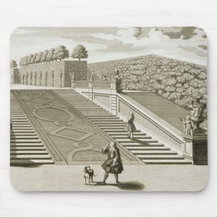 Tapis De Souris Les étapes à la terrasse de jardin, palais de