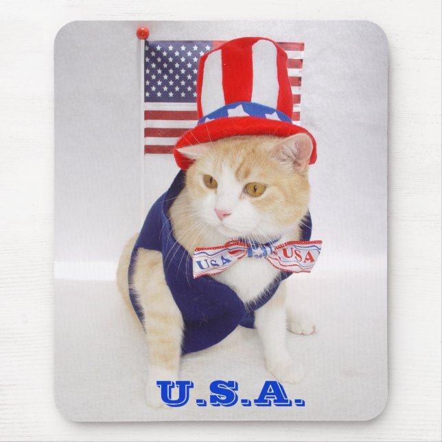 Tapis De Souris Les Etats-Unis Bubba Mousepad (Devant)