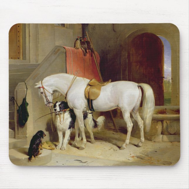 Tapis De Souris Les Favoris de Prince George (huile sur toile) (Devant)