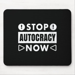 Tapis De Souris Les Femmes Arrêtent L'Autocratie Maintenant À Trav