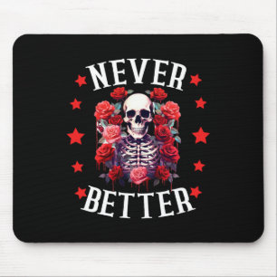 Tapis De Souris Les femmes d'Halloween n'ont jamais mieux Squelett