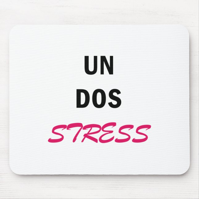 Tapis De Souris Les Femmes Drôle Un Dos Stress (Devant)
