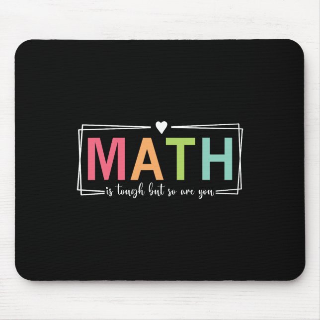 Tapis De Souris Les femmes, les maths c'est dur mais vous aussi pr (Devant)