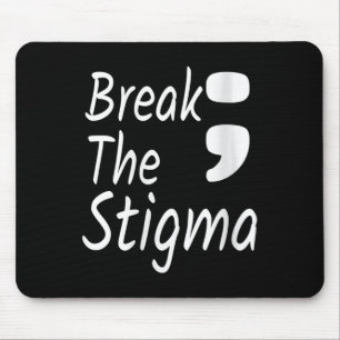 Tapis De Souris Les Femmes Rompent Le Stigma Semicolon Suicide Pré