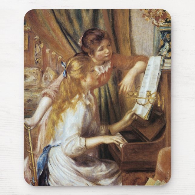 Tapis De Souris Les filles au piano (Devant)