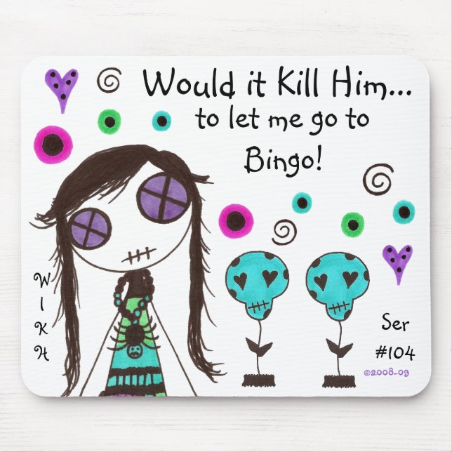 Tapis De Souris Les filles de WIKH Ser#104 veulent avoir (Devant)