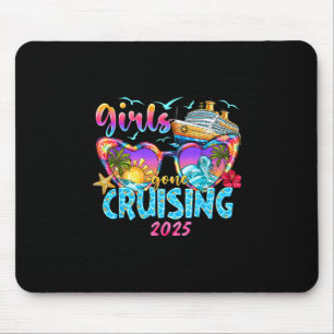 Tapis De Souris Les filles en croisière 2025 Voyage de vacances en