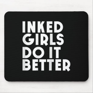 Tapis De Souris Les Filles Enceintes Font Mieux Pour Chemise Tatou