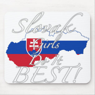 Tapis De Souris Les filles slovaques le font meilleur !