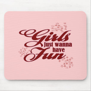 Tapis De Souris Les Filles Veux Juste S'Amuser