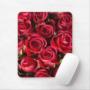 Tapis De Souris Les fleurs de la rose rouge ne suffisent jamais