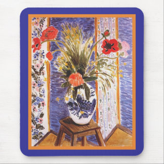 Tapis De Souris Les fleurs de Matisse dans un bol