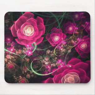 Tapis De Souris Les fleurs roses l'indiquent meilleur Mousepad