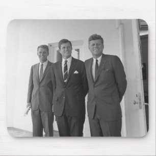Tapis De Souris Les frères de Kennedy -- John, Robert, et Ted