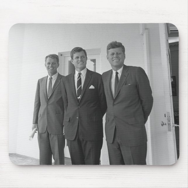 Tapis De Souris Les frères de Kennedy -- John, Robert, et Ted (Devant)