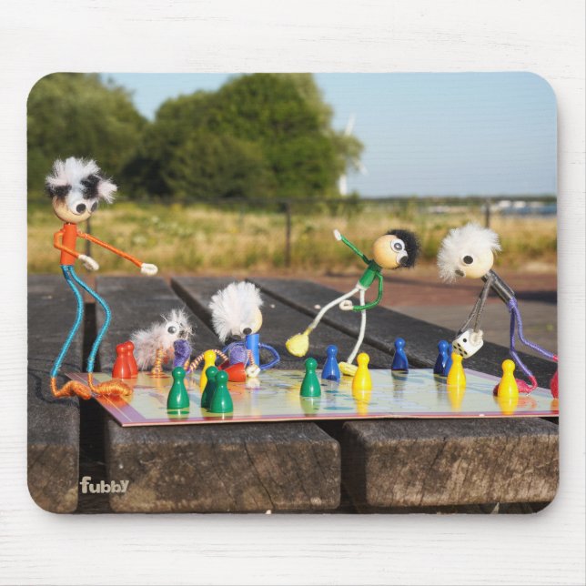 Tapis De Souris Les Fubby jouent "L'homme ne t'empire pas !" (Devant)