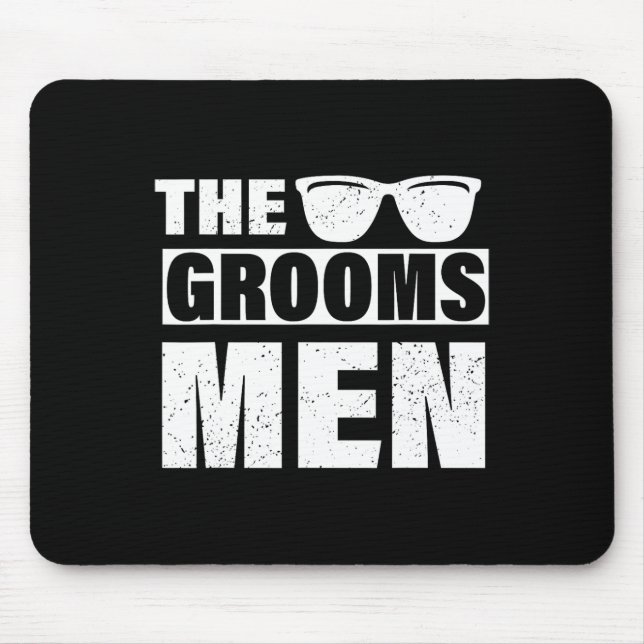 Tapis De Souris Les Garçons d'Honneur Enterrement de Vie de Garçon (Devant)