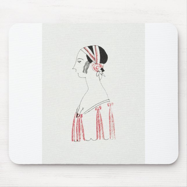 Tapis De Souris Les Gorgerettes par Charles Martin - Simple Woman (Devant)