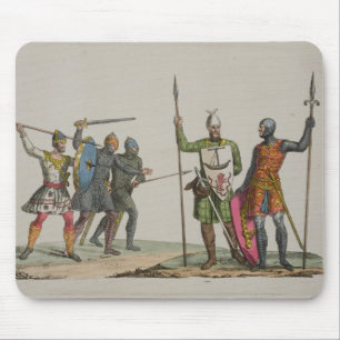 Tapis De Souris Les guerriers anglo-saxons, plaquent 14 'de