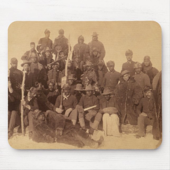 Tapis De Souris Les guerriers du buffle : la cavalerie noire améri (Devant)