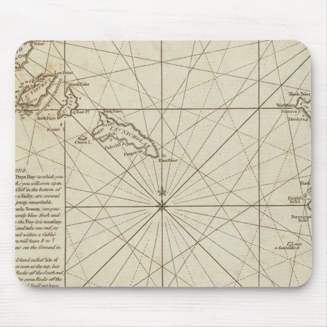 Tapis De Souris Les îles du Cap-Vert (Devant)