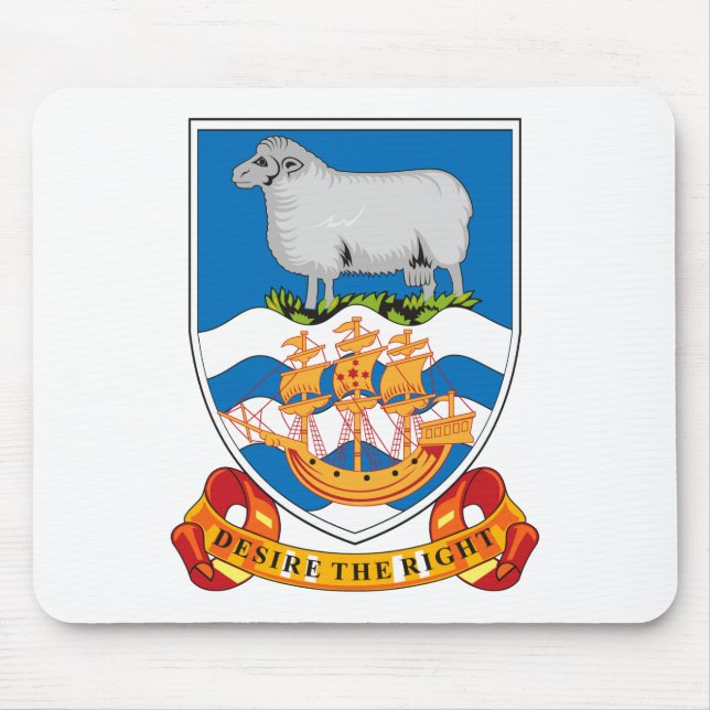 Tapis De Souris Les Îles Falkland Mousepad (Devant)